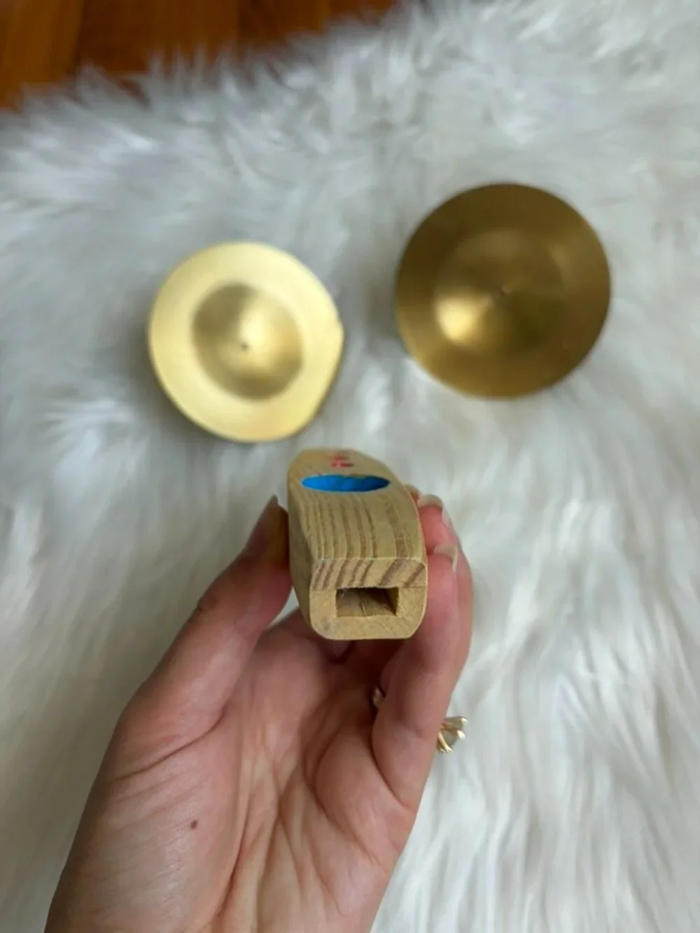 Melissa & Doug Cymbals and Small Wooden Kazoo